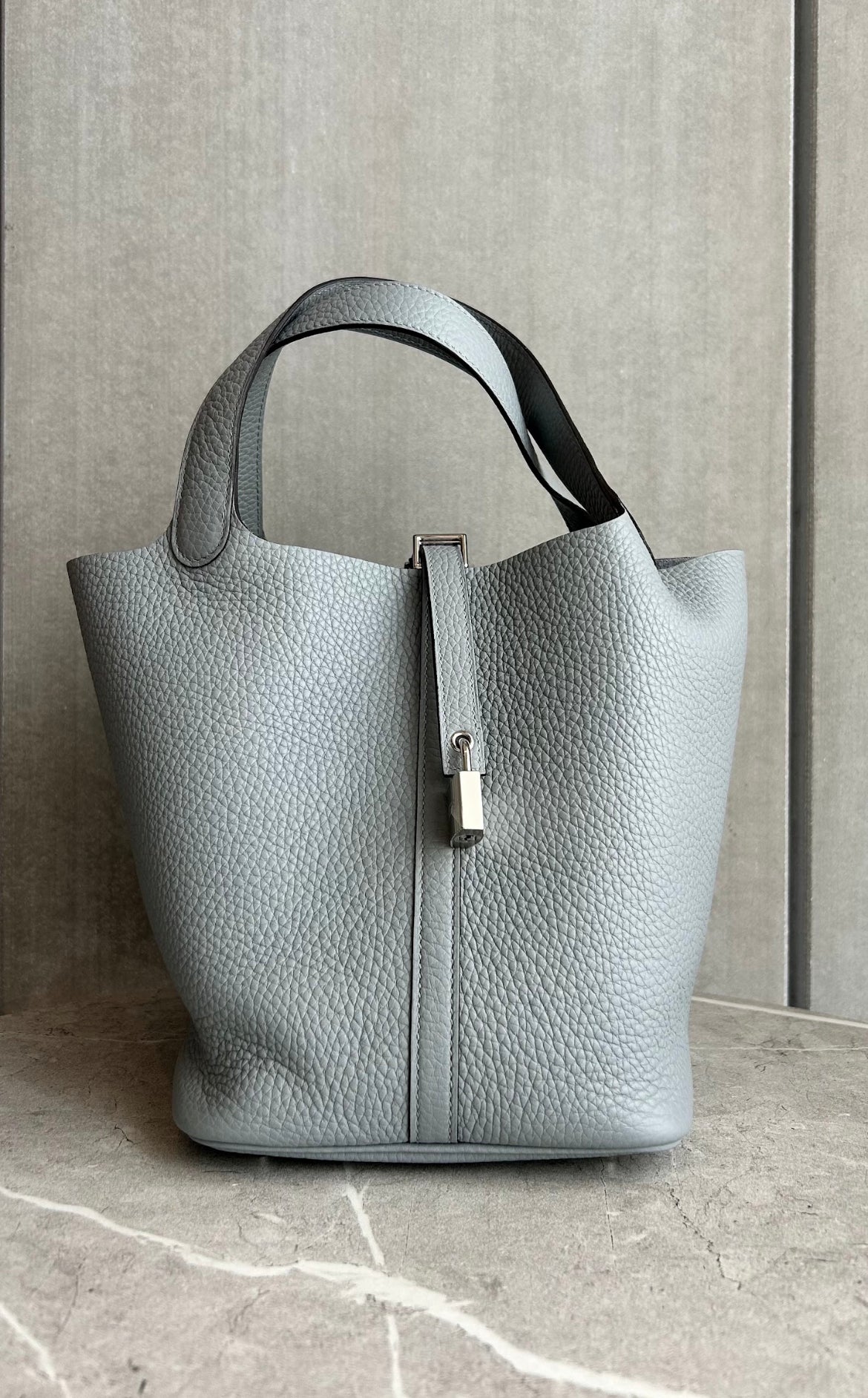 HERMES ピコタンロックMM グリパンタン シルバー金具#1268