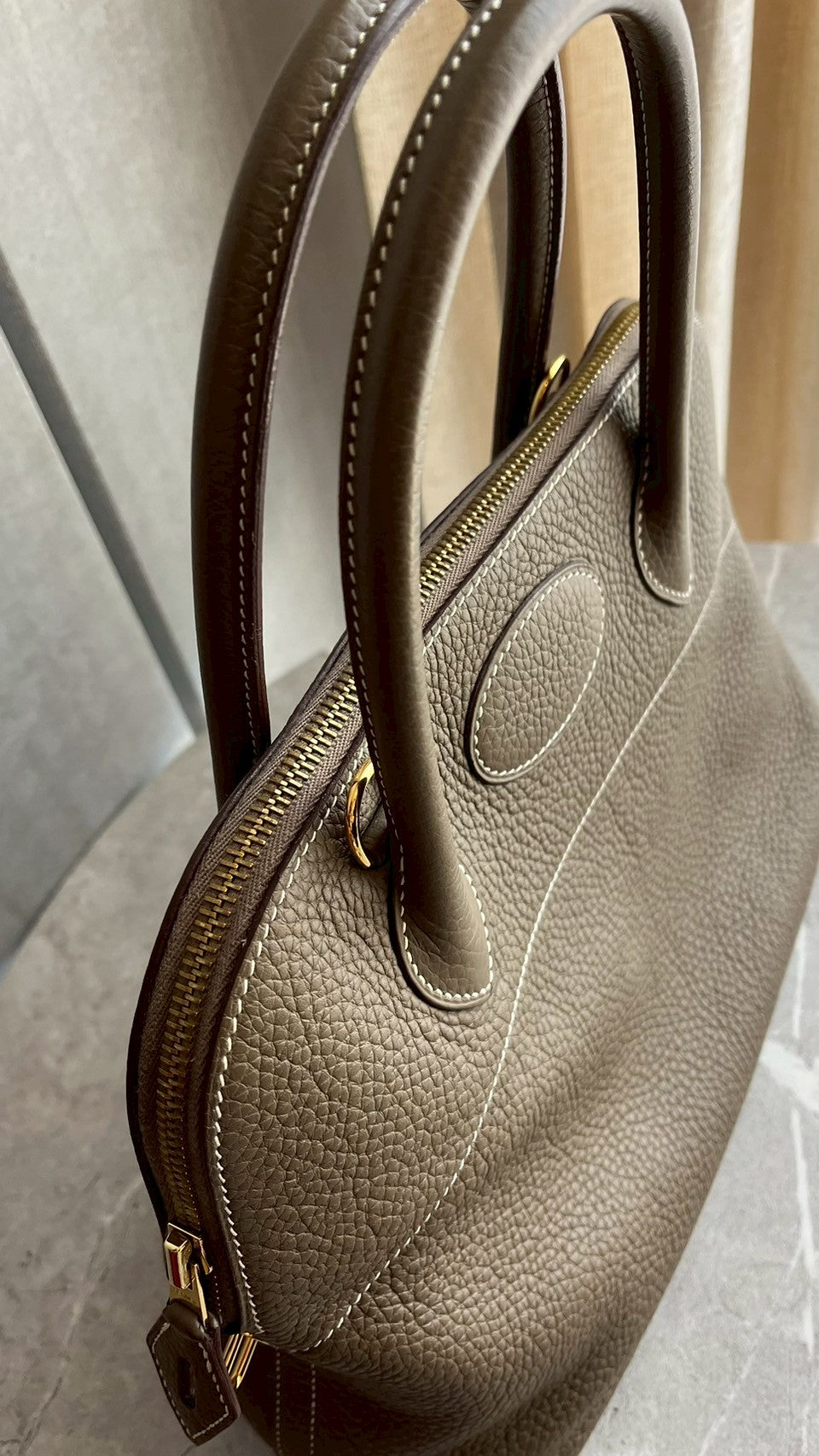 ボリード31/エトゥープ/ゴールド金具 #1180