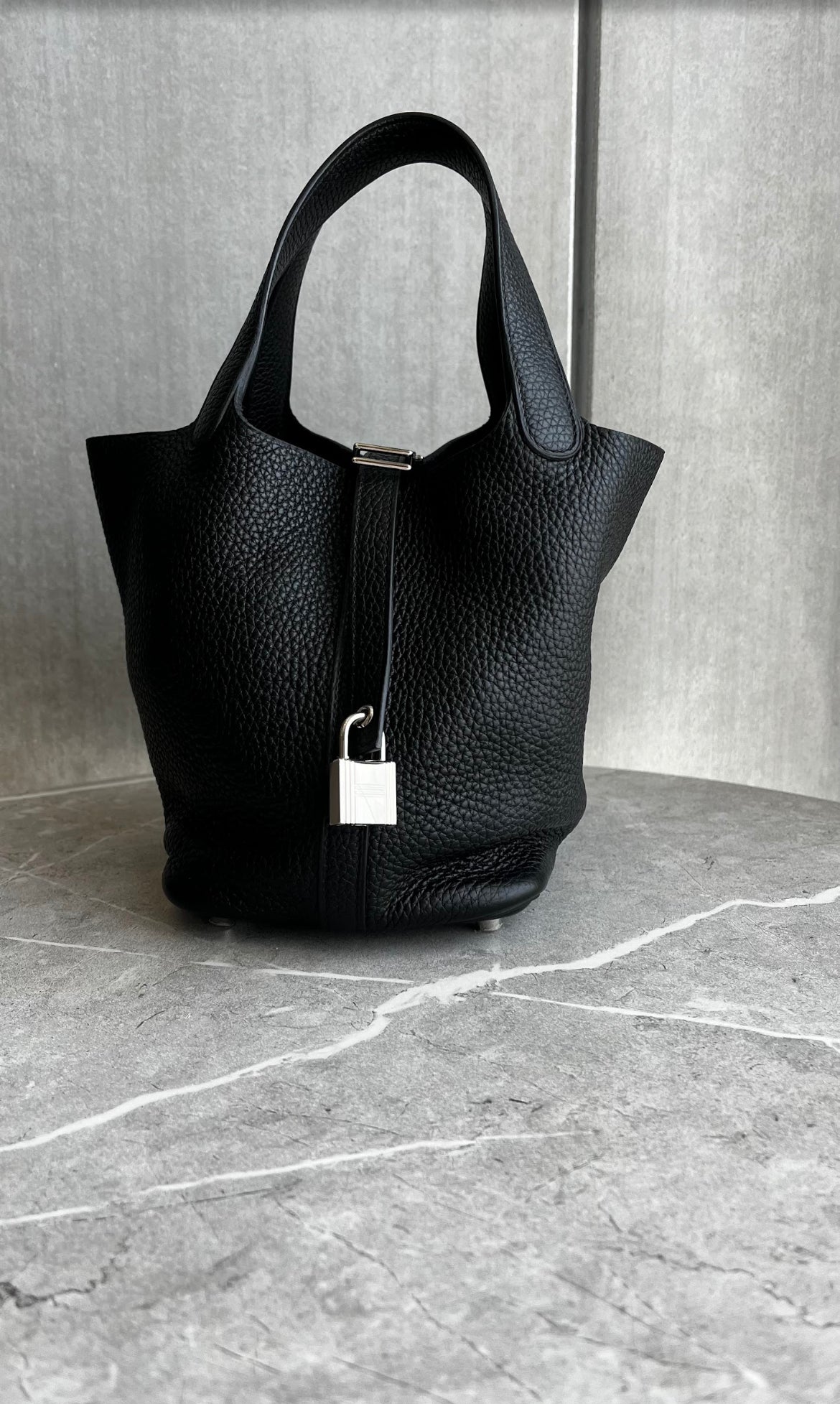 ピコタンロックPM/ノワール/シルバー金具 #1285