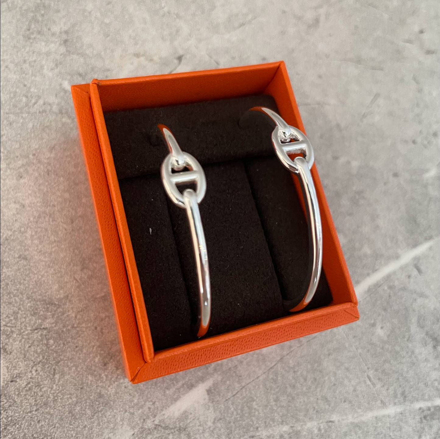 HERMES GM アンシェネクレオールピアス #2616