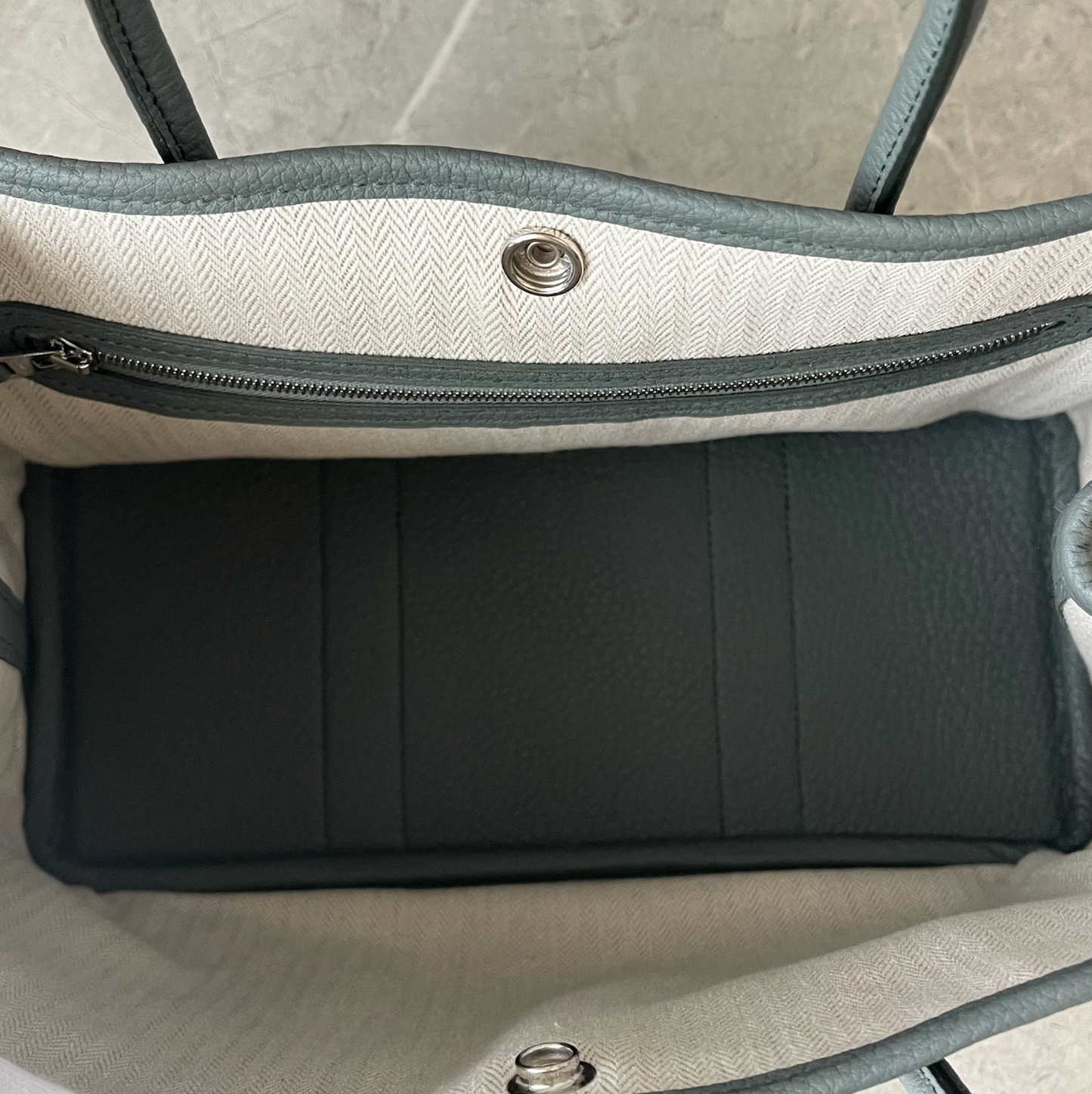 HERMES ガーデンパーティー/オールレザー TPM グリメイヤー #2600