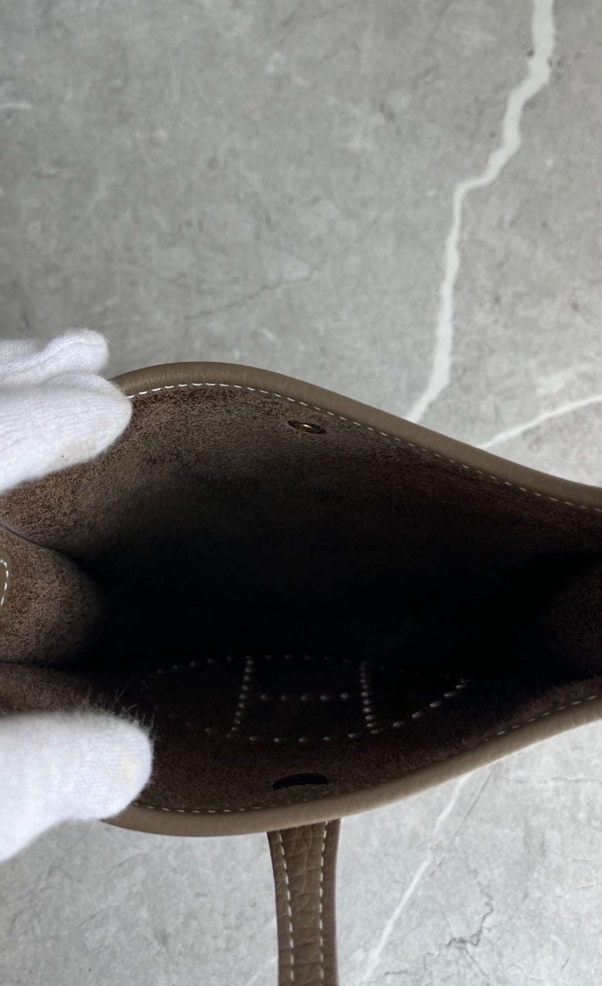 エヴリンtpm エトゥープ ゴールド金具#1196