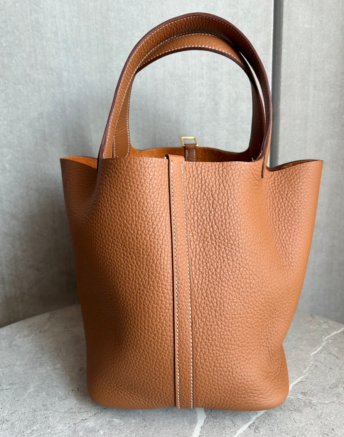 HERMES ピコタンMM ゴールド#1513