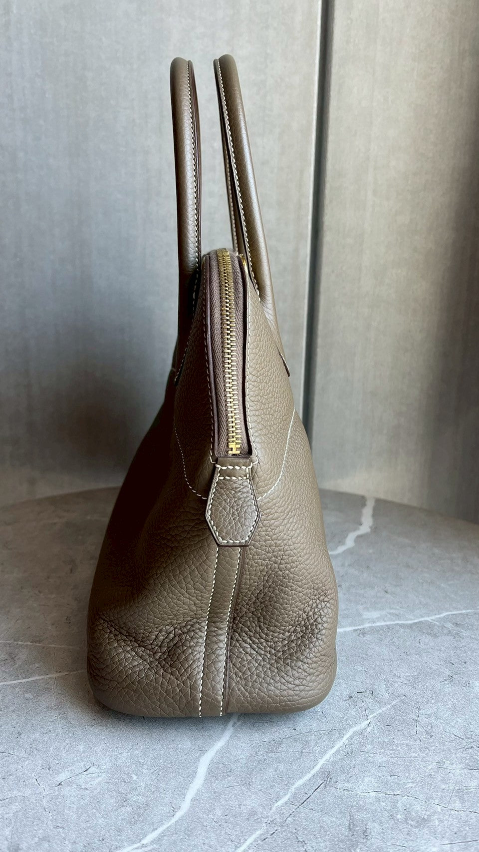 ボリード31/エトゥープ/ゴールド金具 #1180