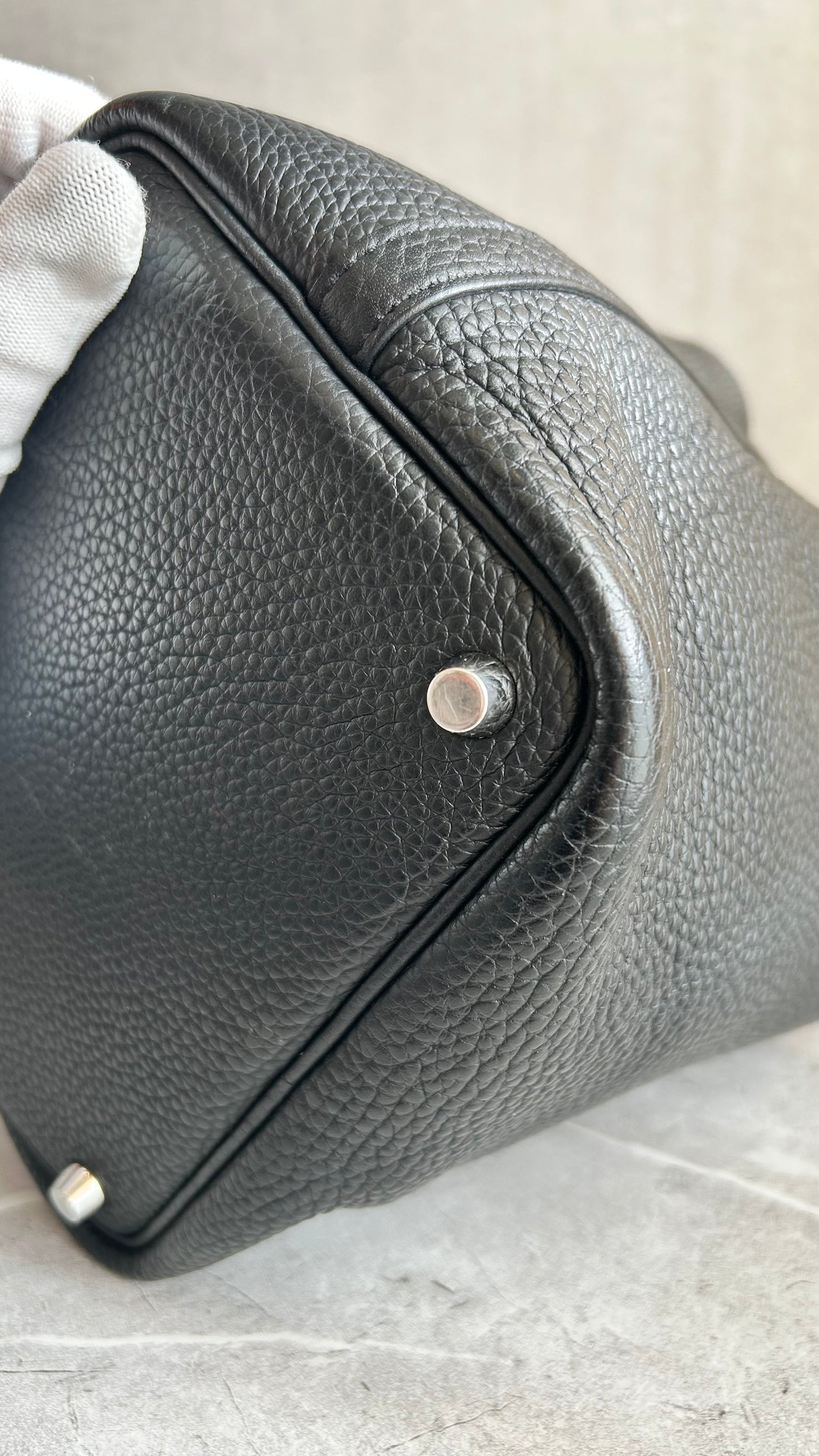【HERMES】ピコタンロックPM ノワール シルバー金具#747