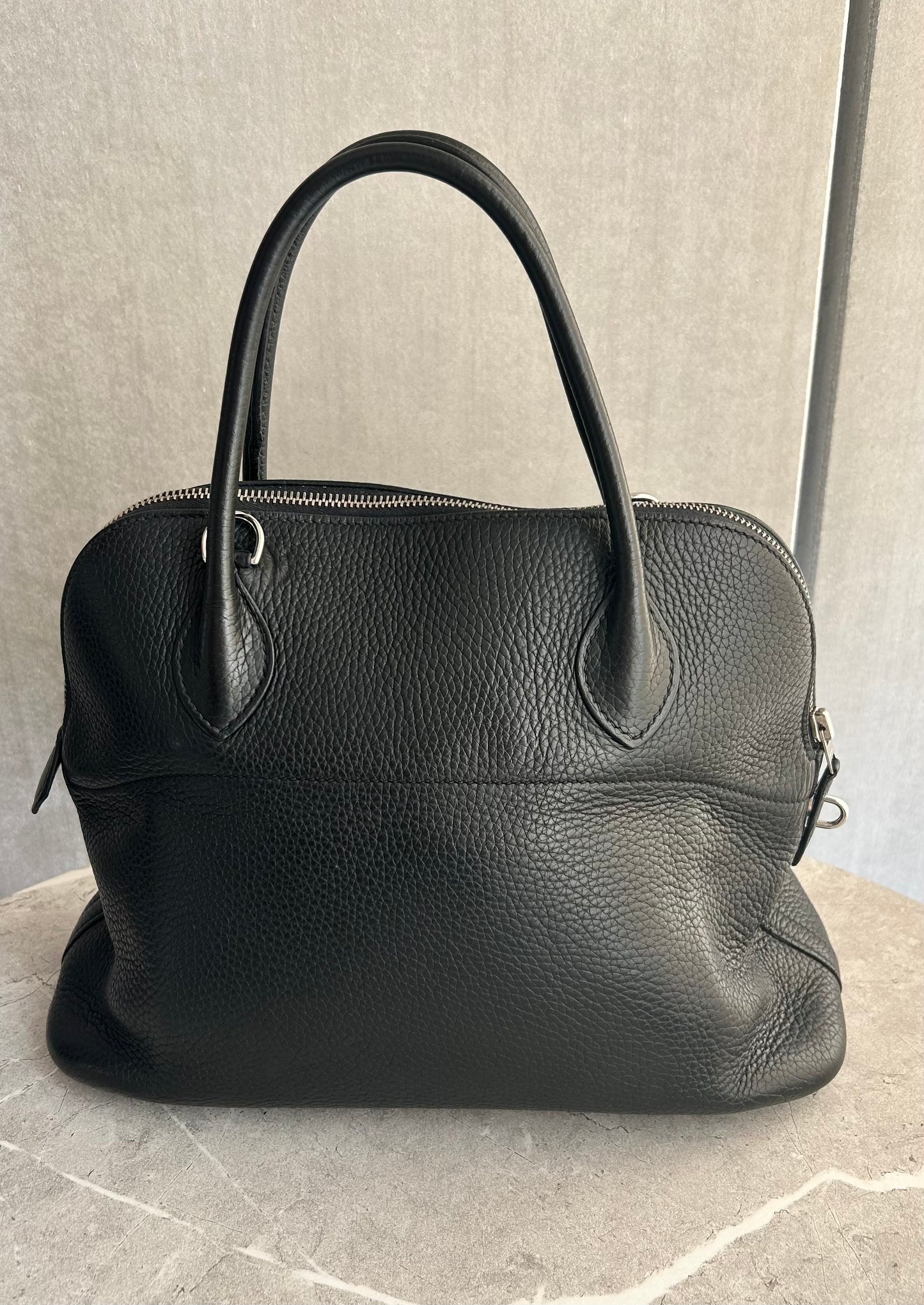 【HERMES】ボリード31ノワール/シルバー金具/トリヨンクレマンス #773