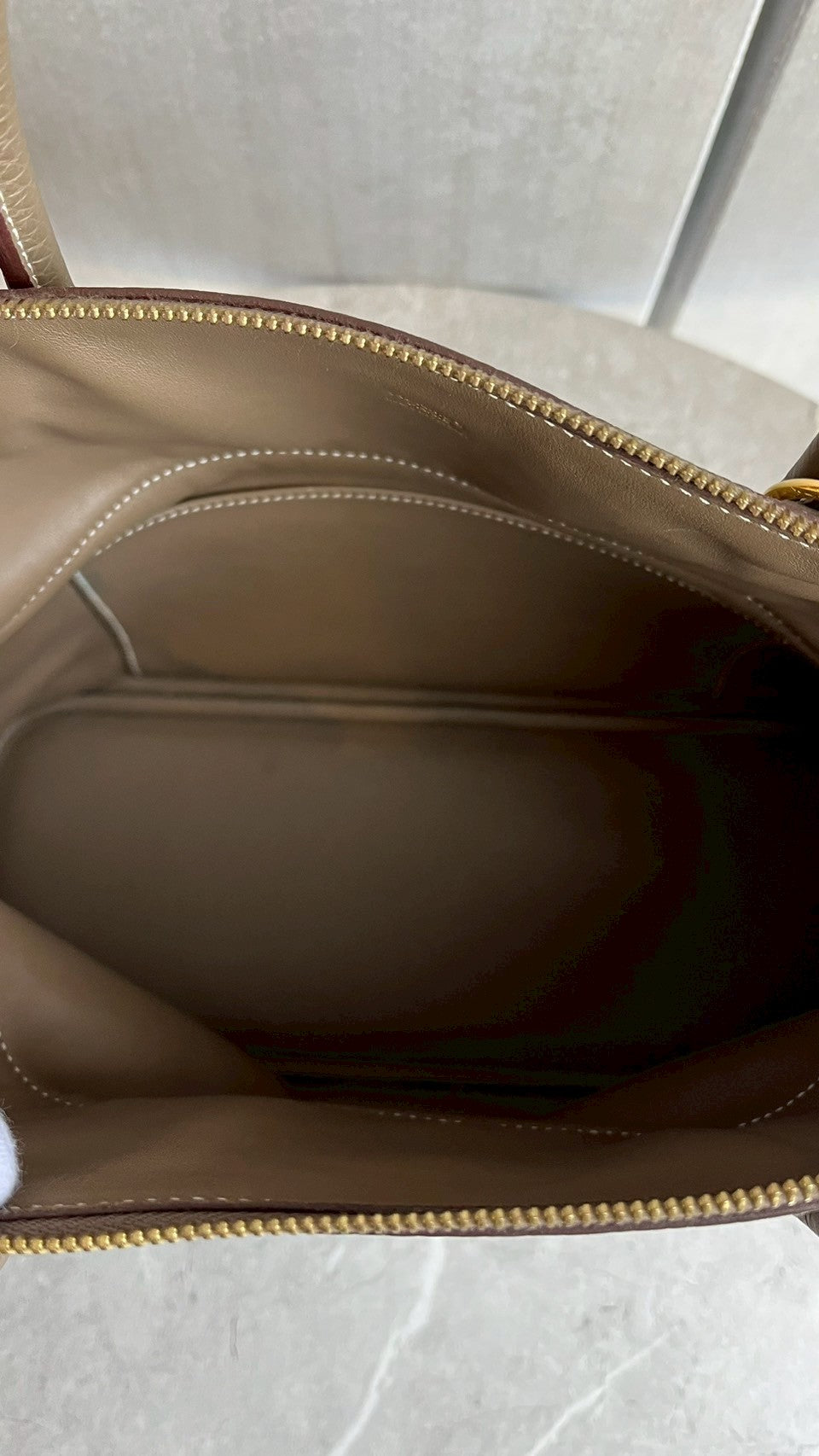 ボリード31/エトゥープ/ゴールド金具 #1180