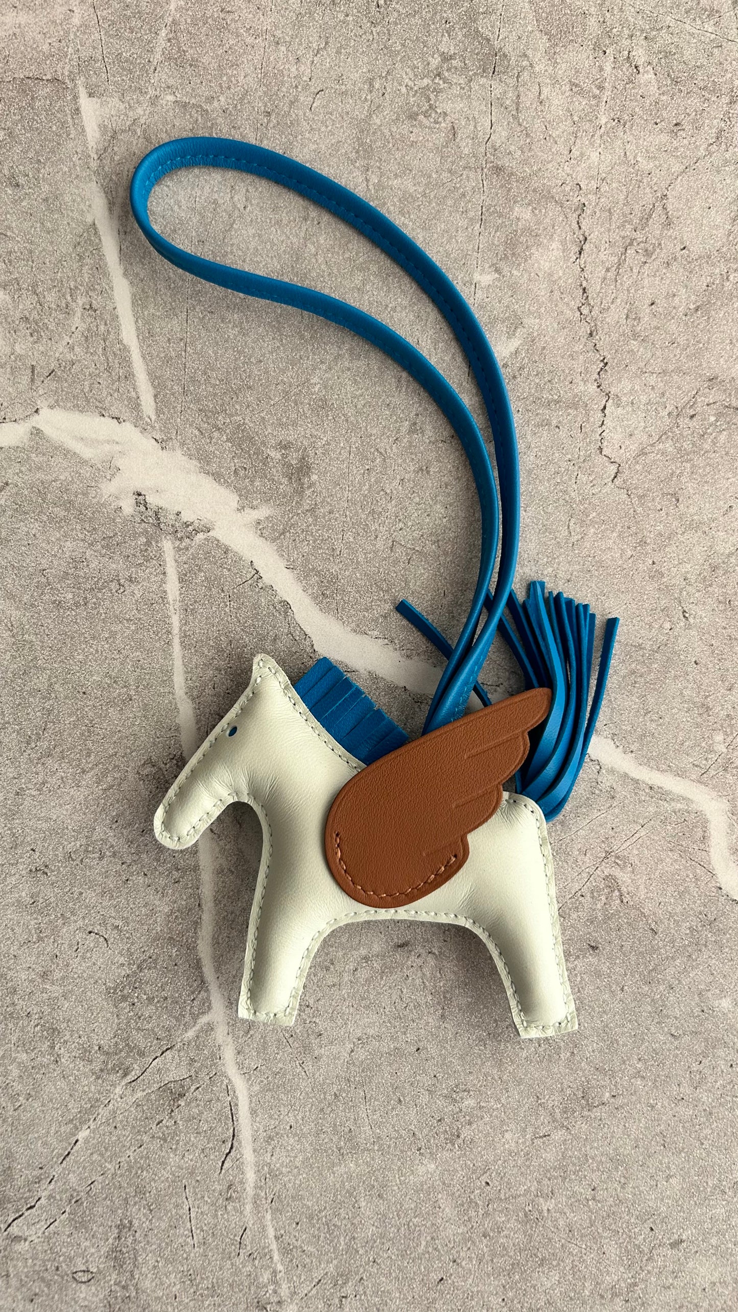 HERMES Rodeo PM Sesame x Malachite x Crepe
