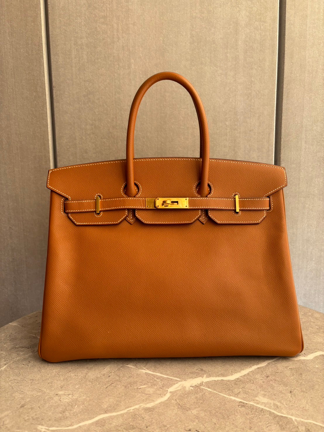 HERMES】バーキン35ゴールド/ゴールド金具/エプソン #790 – K's