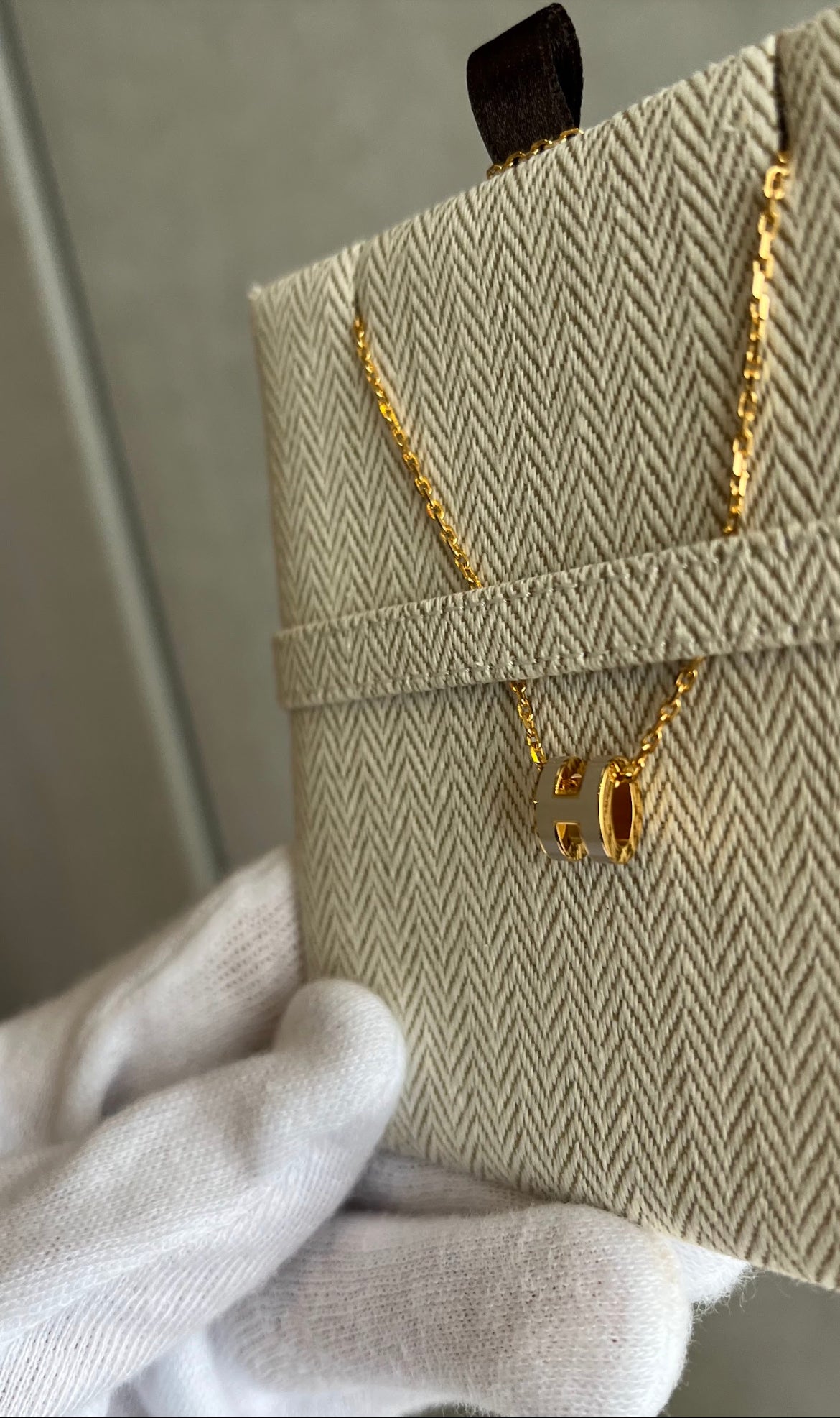 ポップHネックレス マロングラッセ#1218