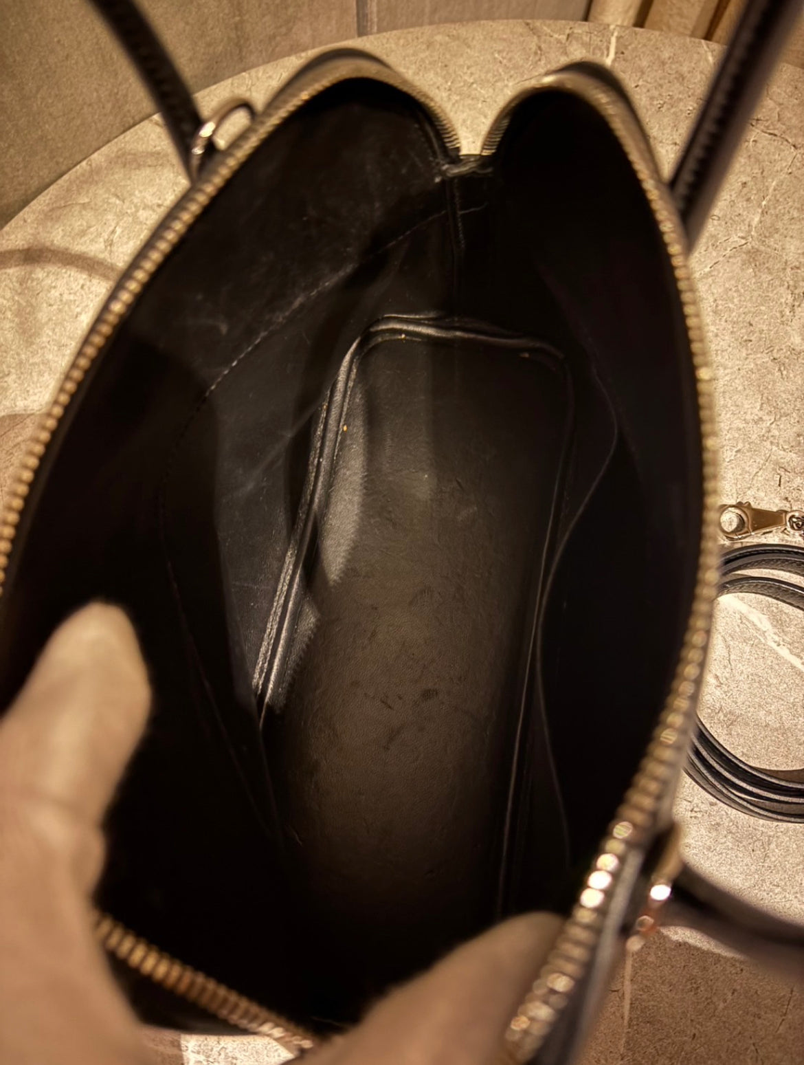 ボリード27/ノワール/シルバー金具 #1139