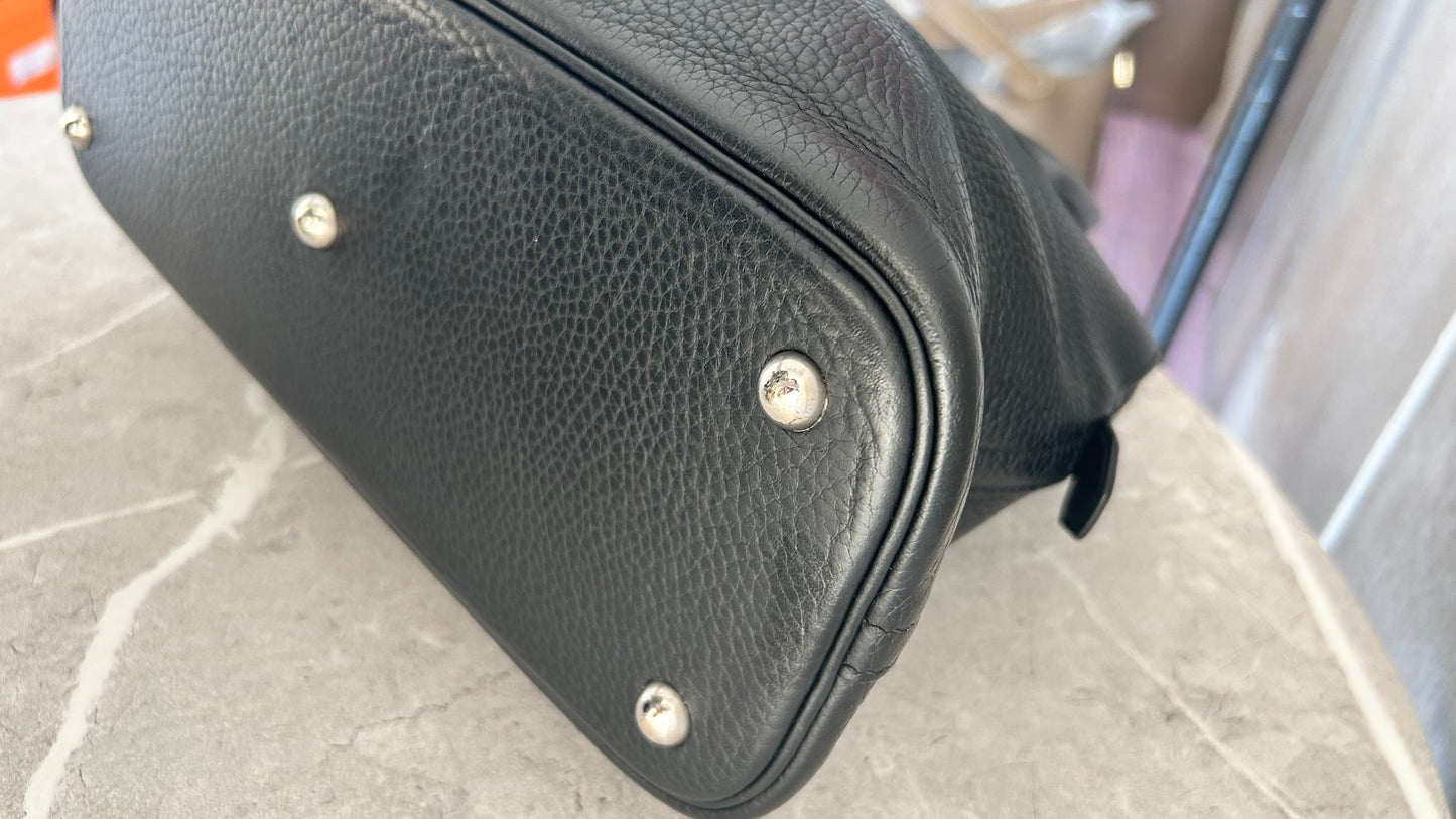 【HERMES】ボリード31ノワール/シルバー金具/トリヨンクレマンス #773