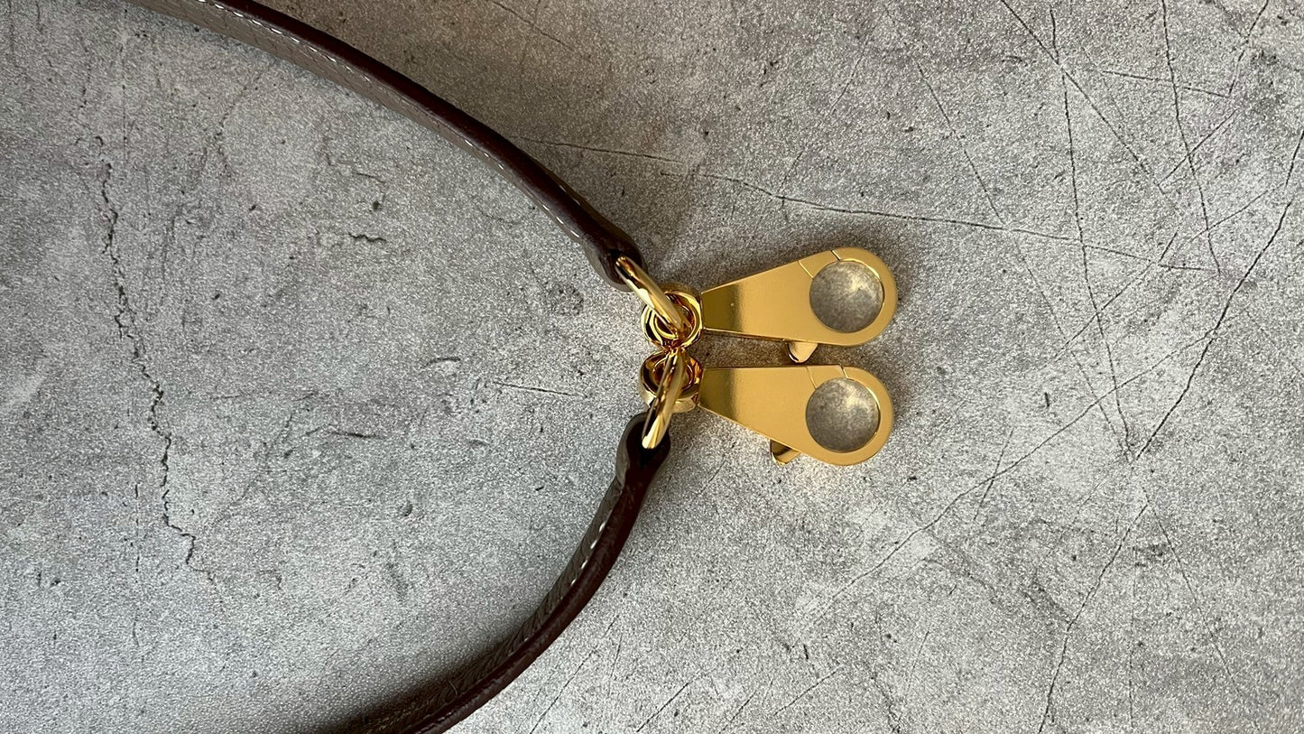 ボリード31/エトゥープ/ゴールド金具 #1180