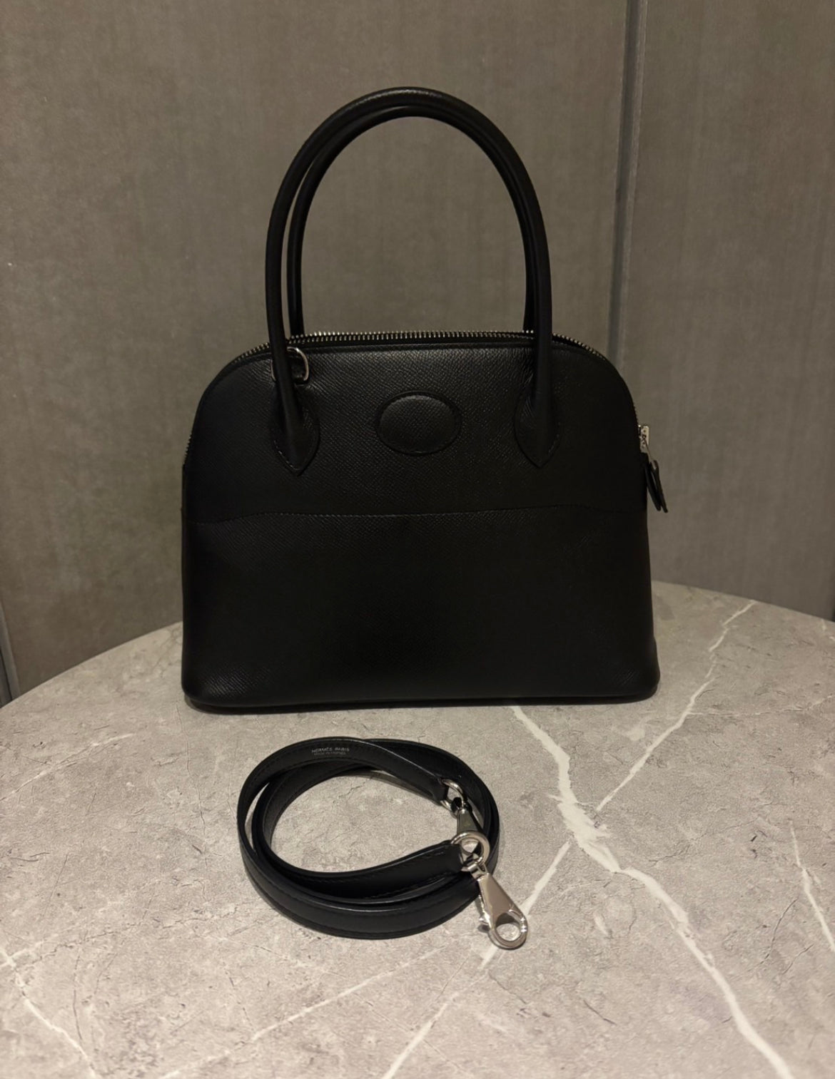 ボリード27/ノワール/シルバー金具 #1139