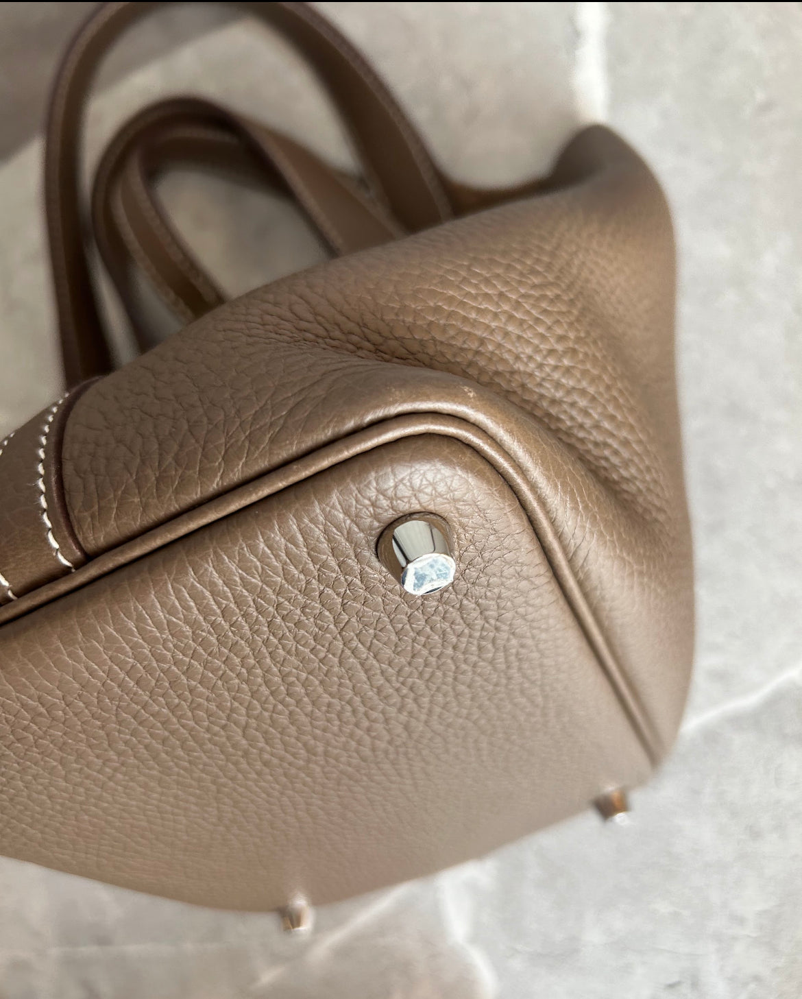 HERMES ピコタンPM エトゥープ シルバー金具#1503