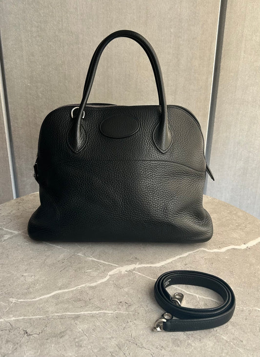 【HERMES】ボリード31ノワール/シルバー金具/トリヨンクレマンス #773