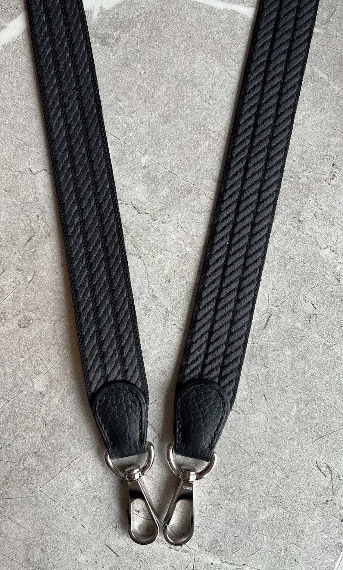 エヴリンtpm ノワール/シルバー金具 #1015