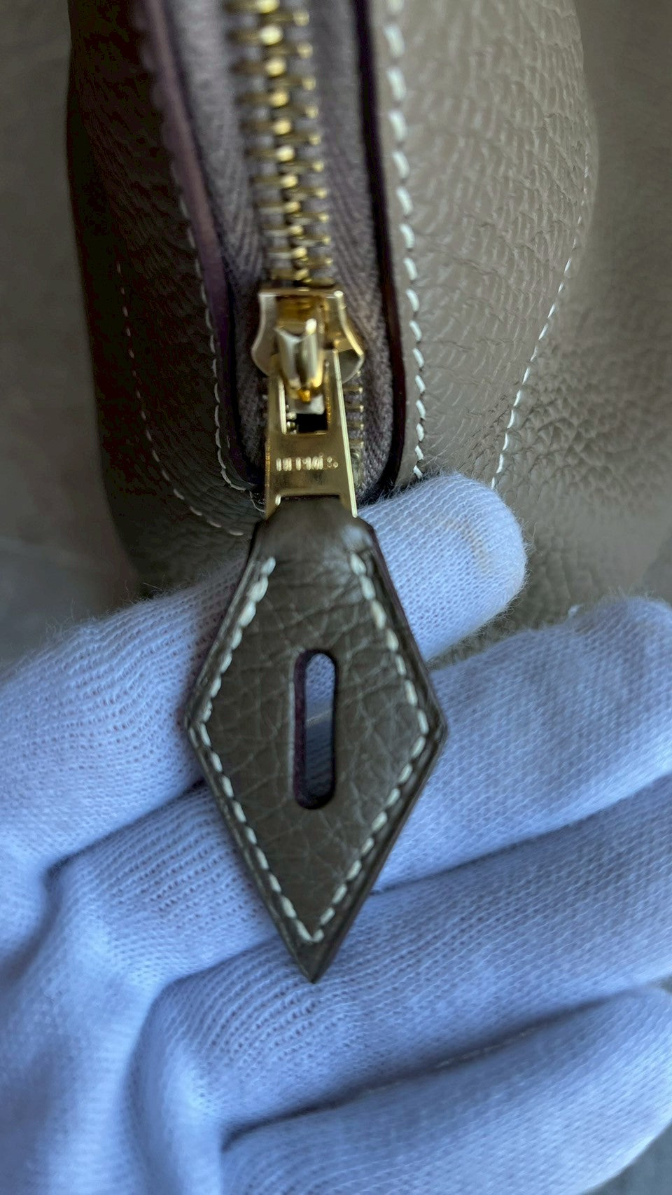 ボリード31/エトゥープ/ゴールド金具 #1180