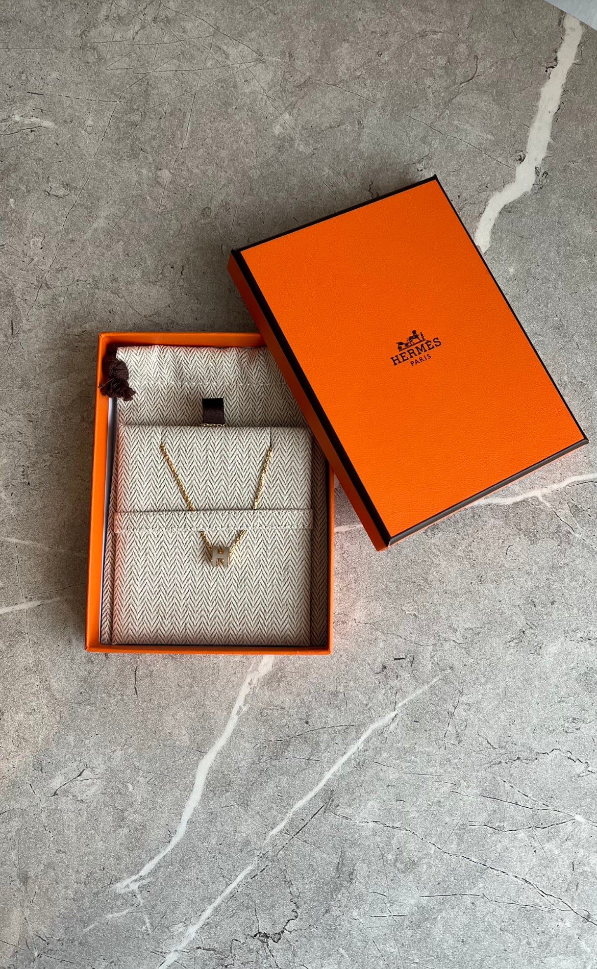 ポップHネックレス マロングラッセ#1218