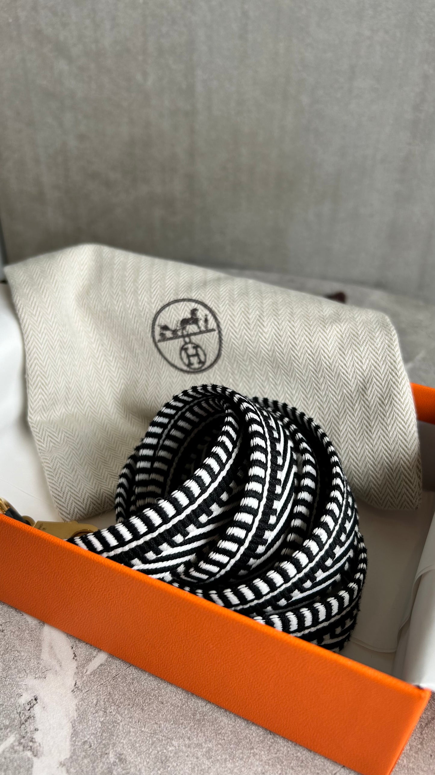 【HERMES】バンドリエール ノワール ゴールド金具