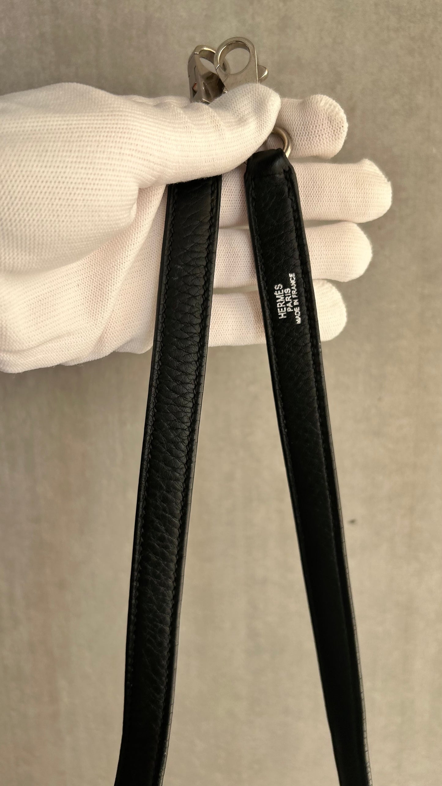 【HERMES】ボリード31ノワール/シルバー金具/トリヨンクレマンス #773