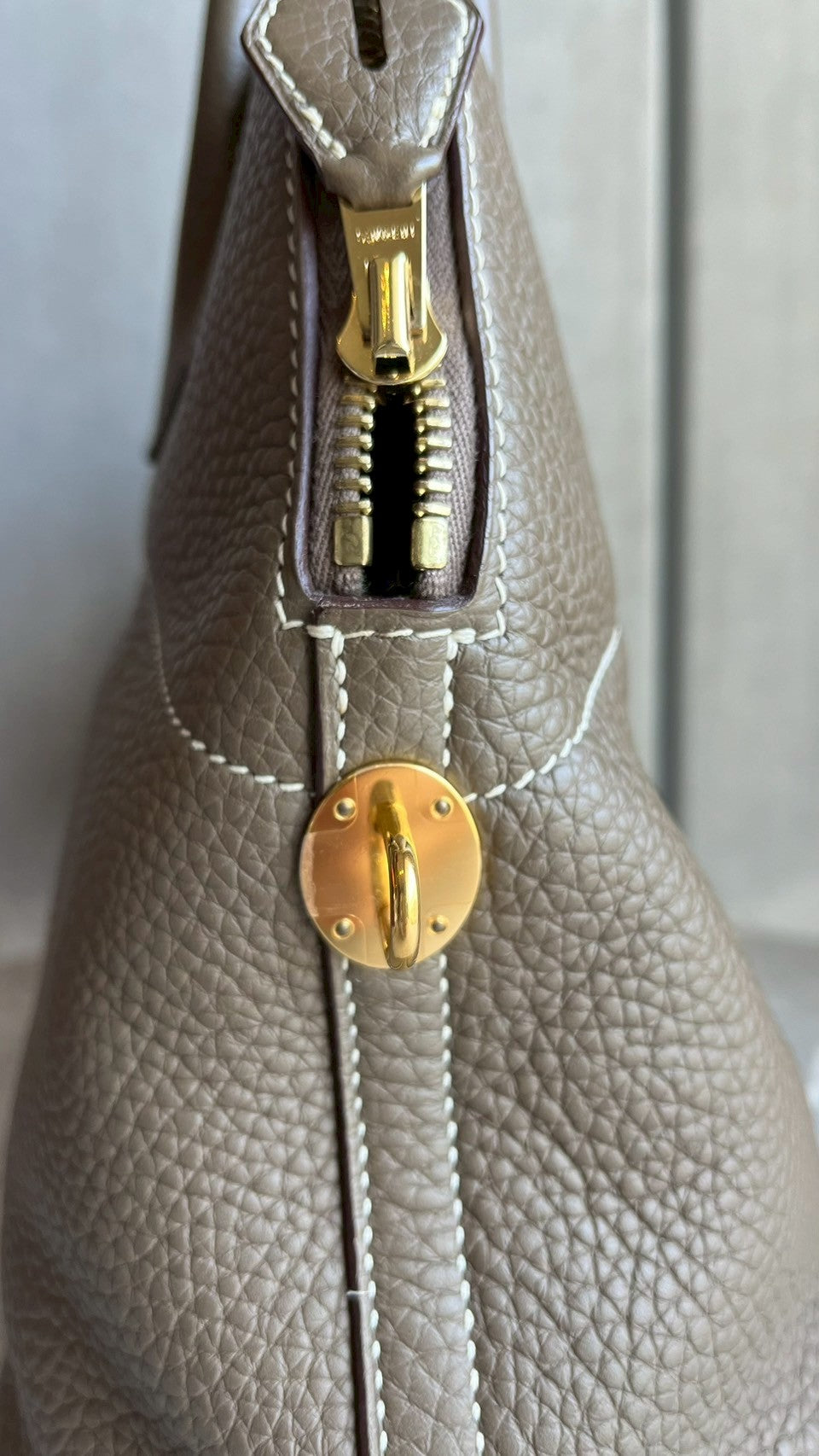 ボリード31/エトゥープ/ゴールド金具 #1180