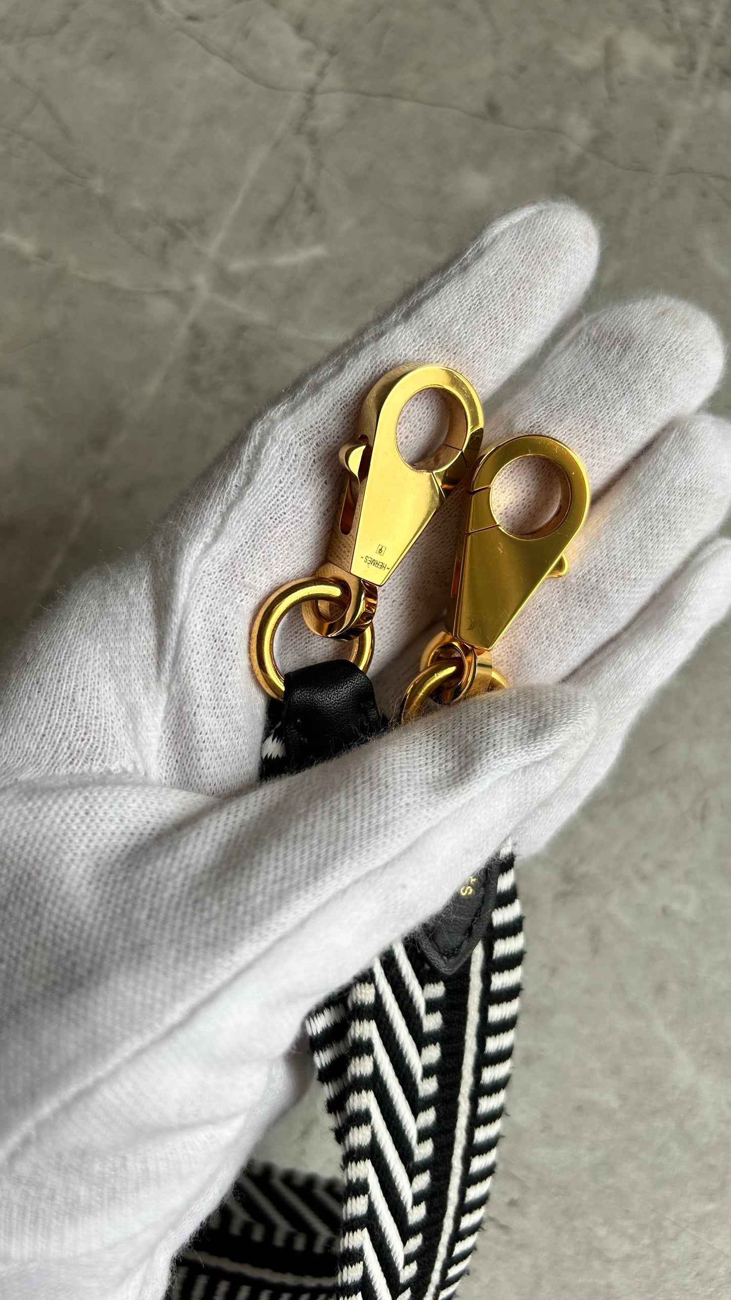 【HERMES】バンドリエール ノワール ゴールド金具