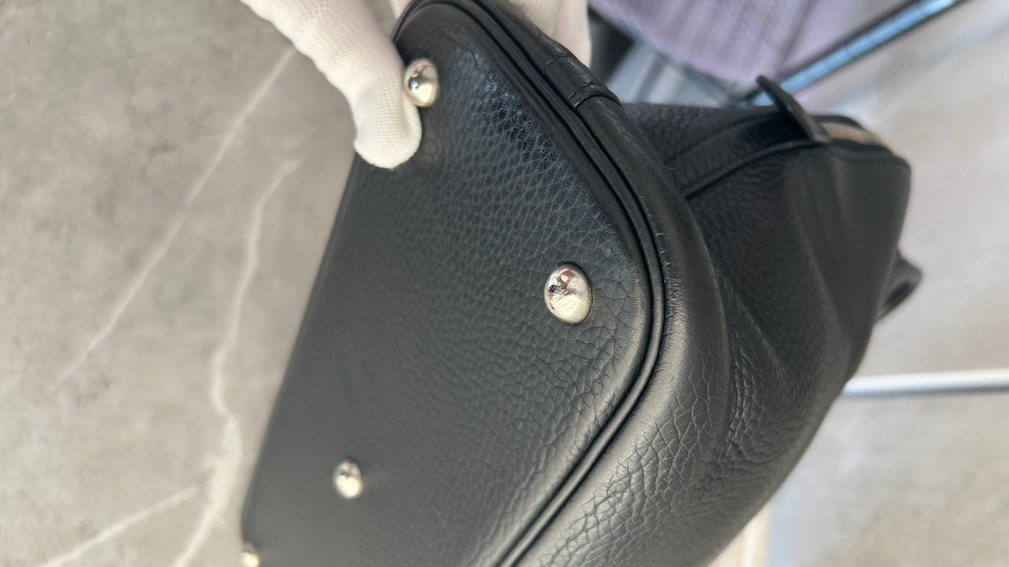 【HERMES】ボリード31ノワール/シルバー金具/トリヨンクレマンス #773