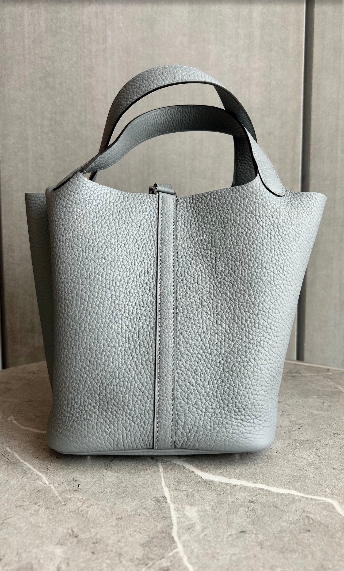 HERMES ピコタンロックMM グリパンタン シルバー金具#1268