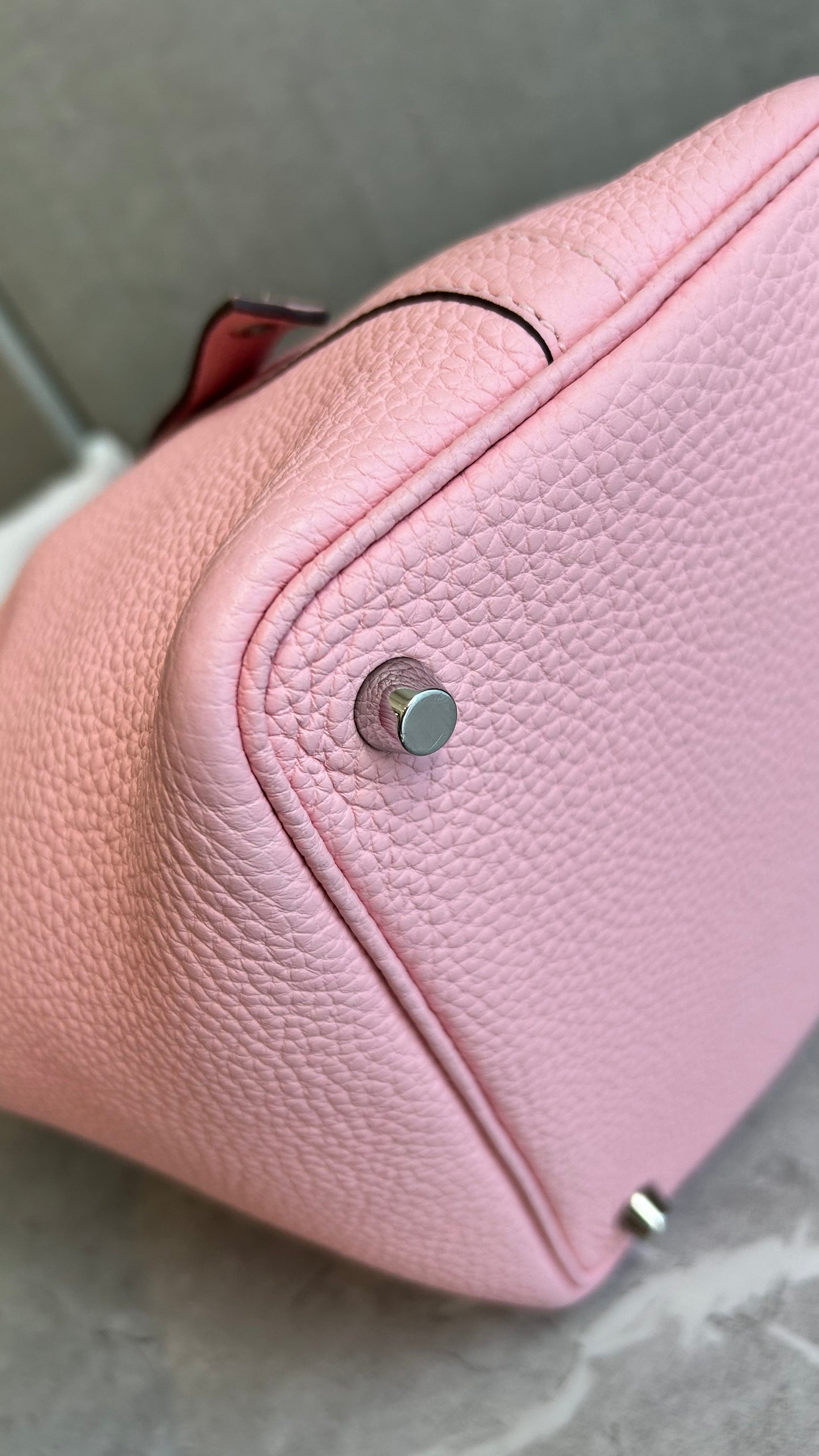 【HERMES】ピコタンロックPM ローズサクラ シルバー金具#775