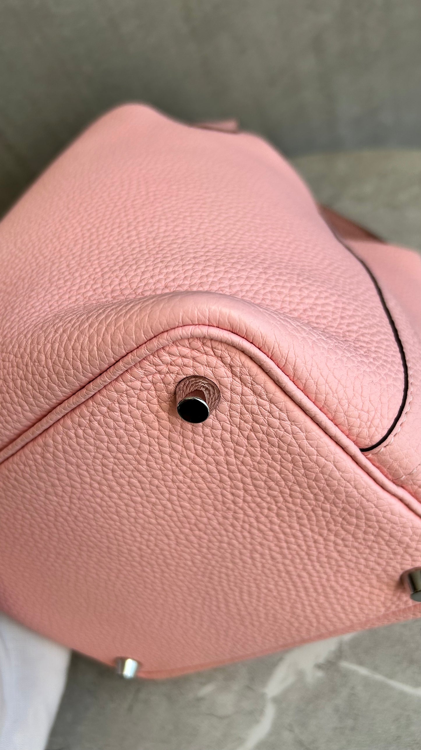 【HERMES】ピコタンロックPM ローズサクラ シルバー金具#775