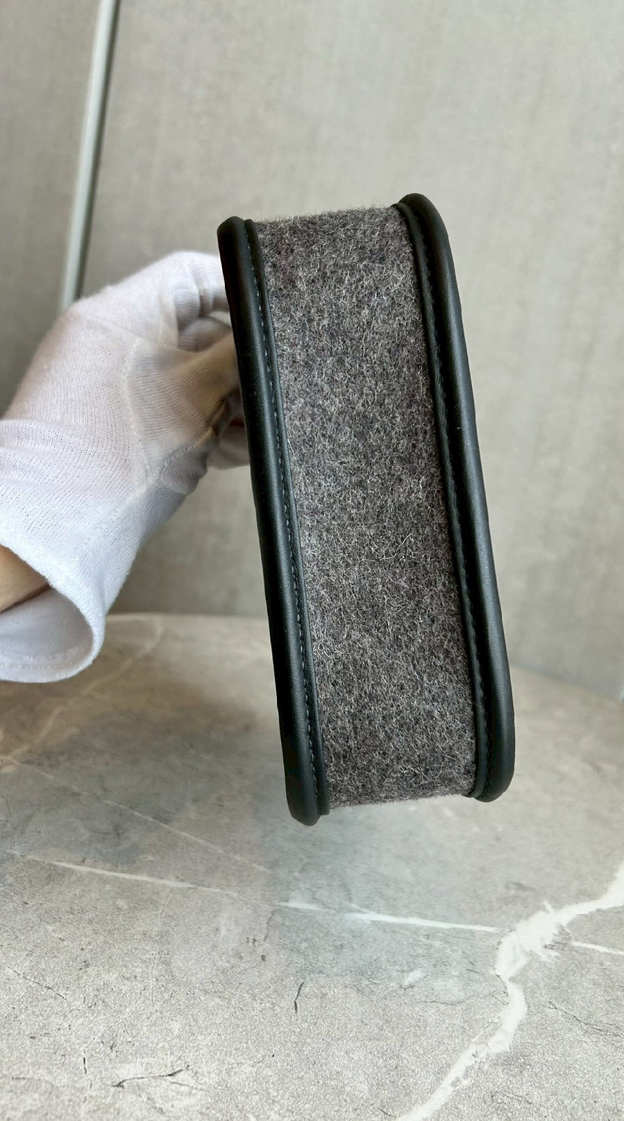 エヴリンTPM/ノワールフェルト/シルバー金具 #1140