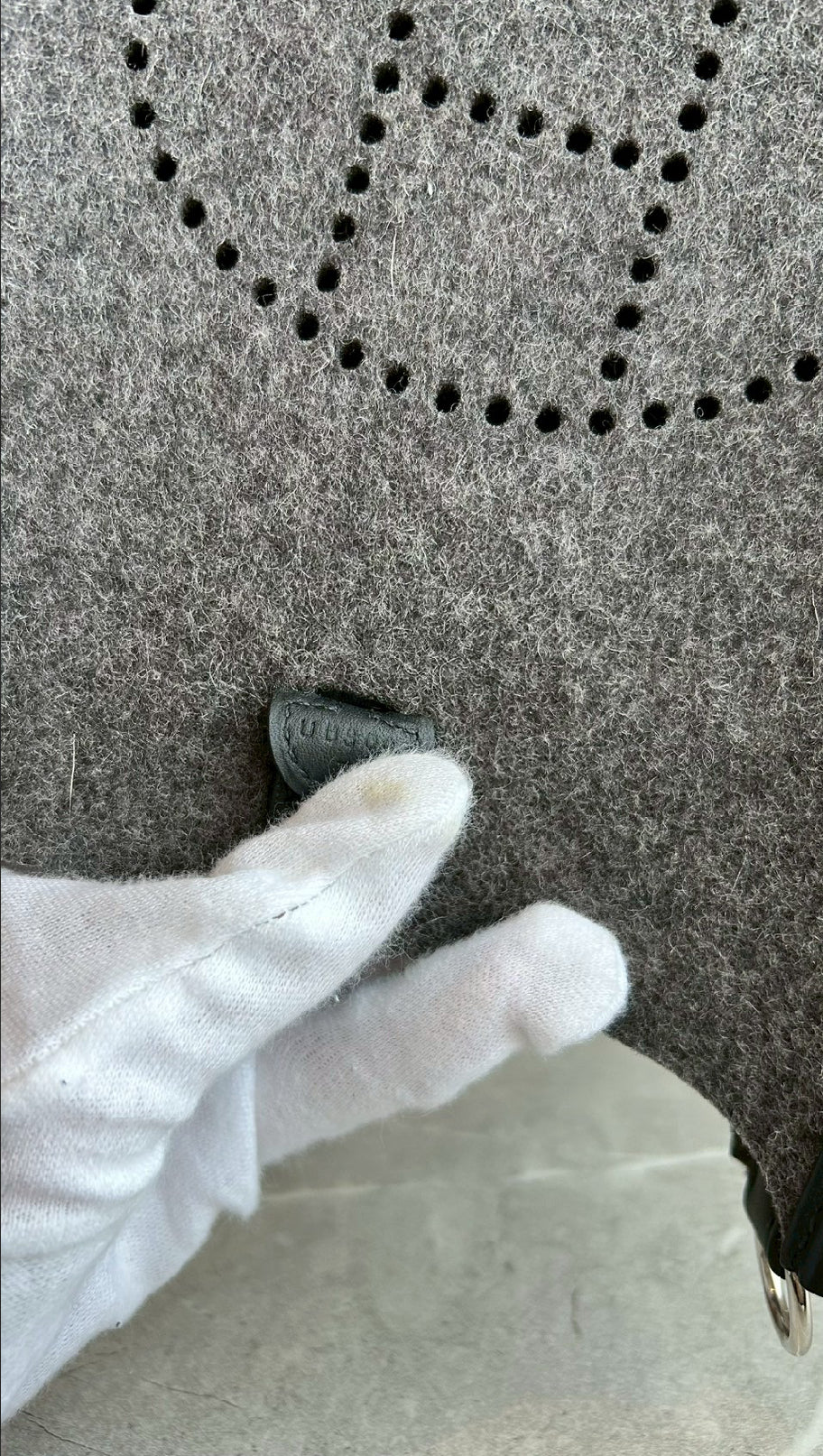 エヴリンTPM/ノワールフェルト/シルバー金具 #1140