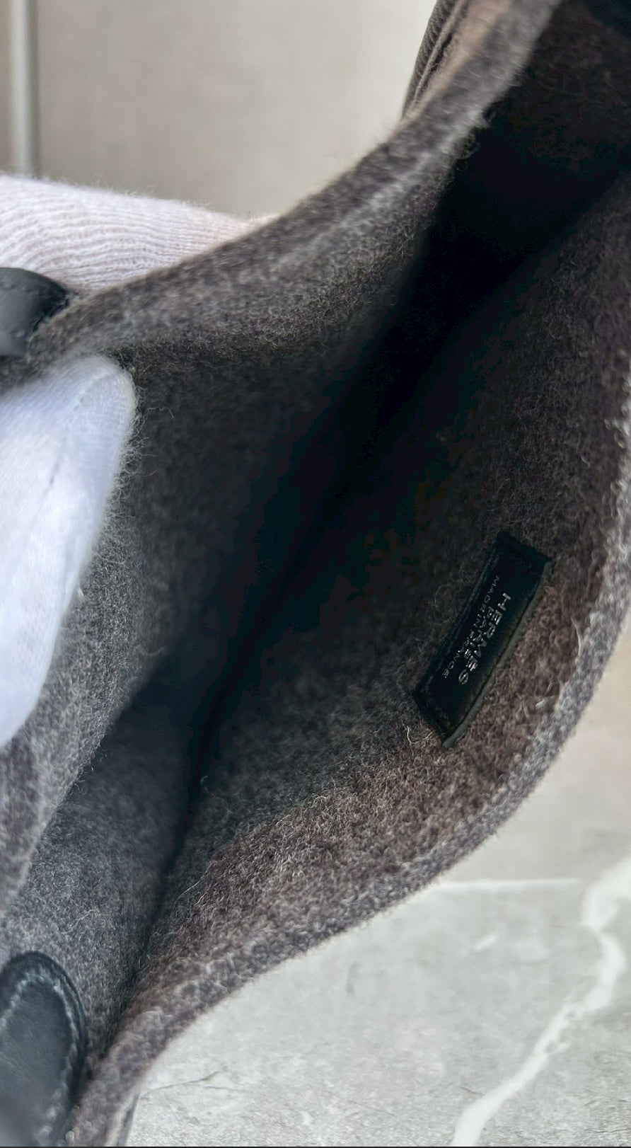 エヴリンTPM/ノワールフェルト/シルバー金具 #1140