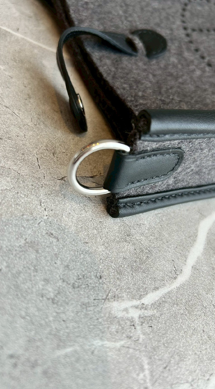 エヴリンTPM/ノワールフェルト/シルバー金具 #1140