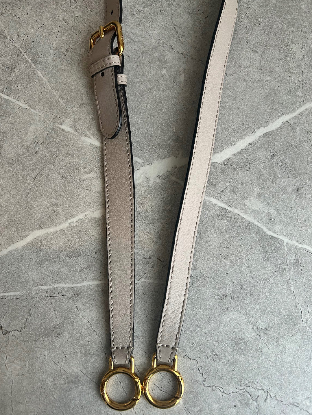 【FENDI】ピーカブー/ピンクベージュ系/ゴールド金具 #1323