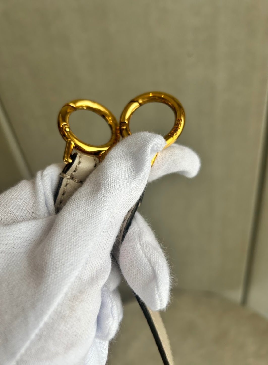 【FENDI】ピーカブー/ピンクベージュ系/ゴールド金具 #1323