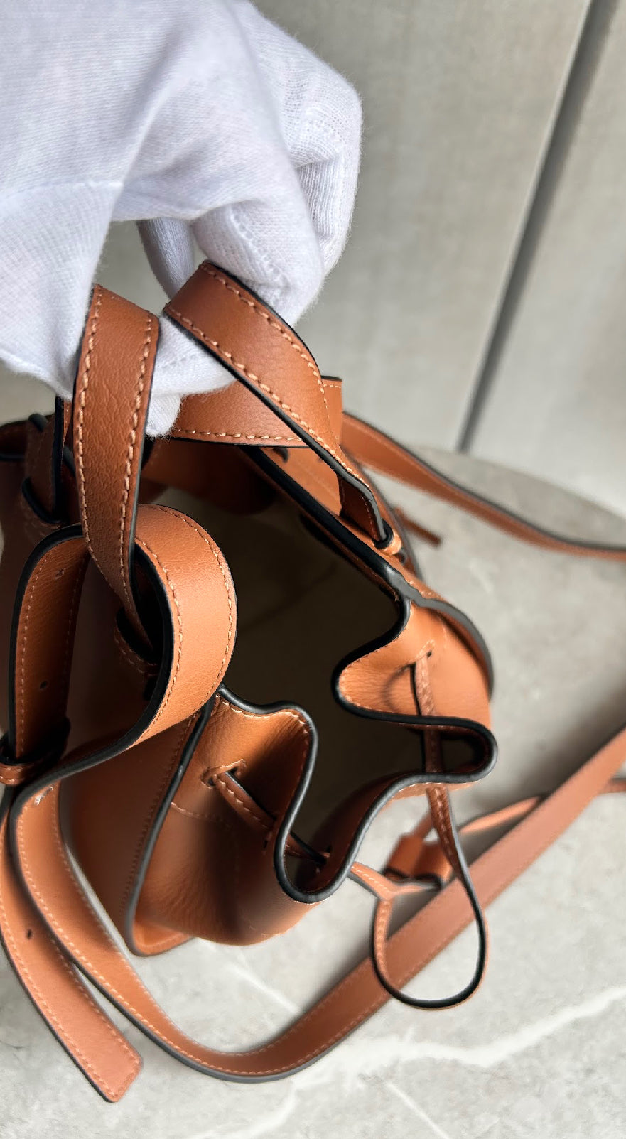 【LOEWE】ハンモックミニ/タン #1324