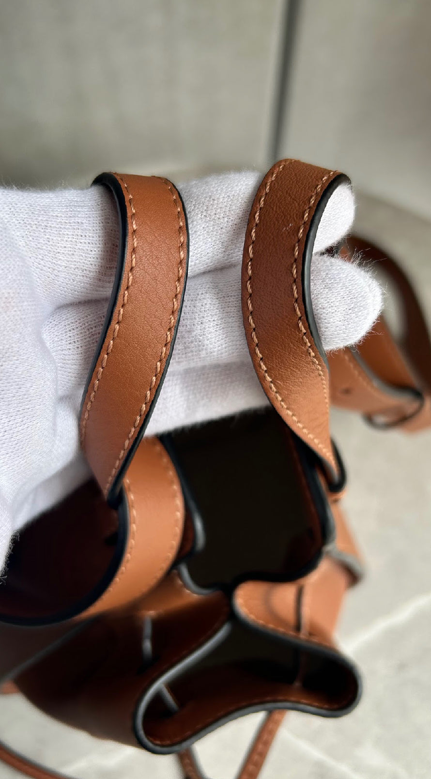 【LOEWE】ハンモックミニ/タン #1324