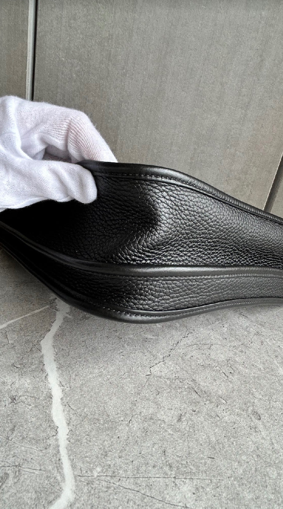 【HERMES】エヴリンPM ノワール シルバー金具