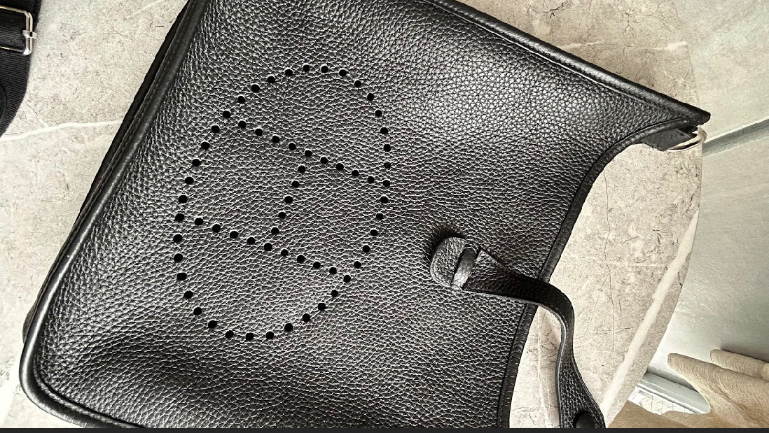 【HERMES】エヴリンPM ノワール シルバー金具