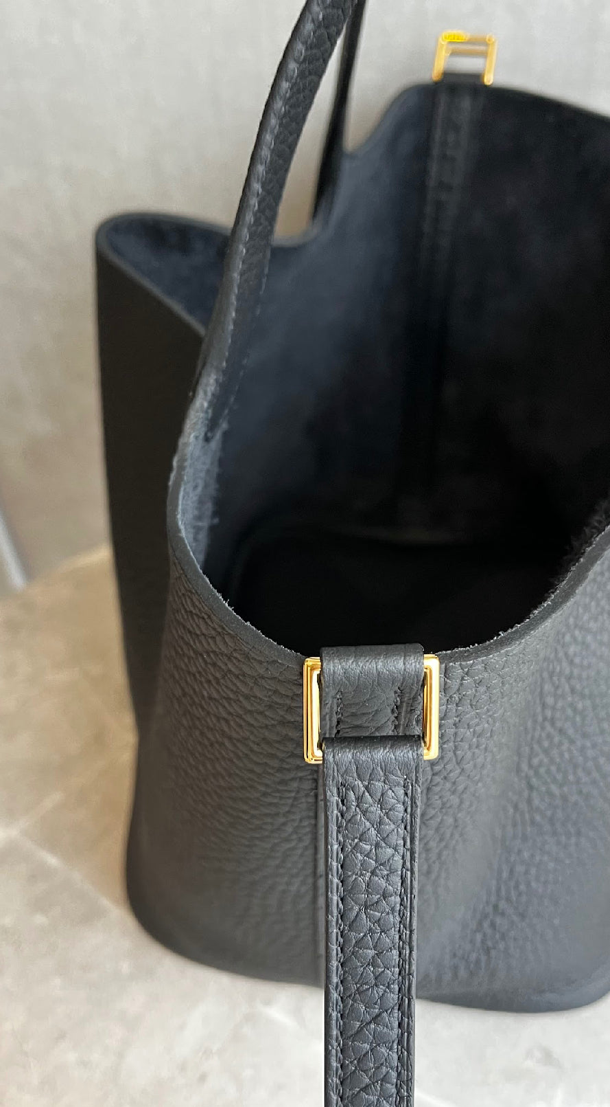 ピコタンロックMM/ノワール/ゴールド金具 #1334