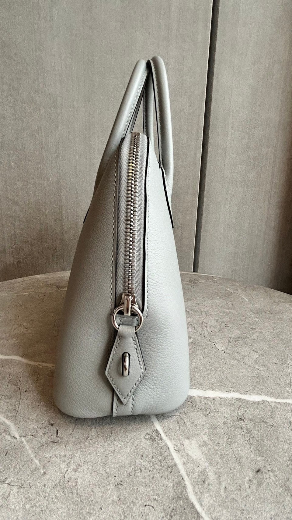 【HERMES】ボリード1923 ブルークラシエ シルバー金具 #669