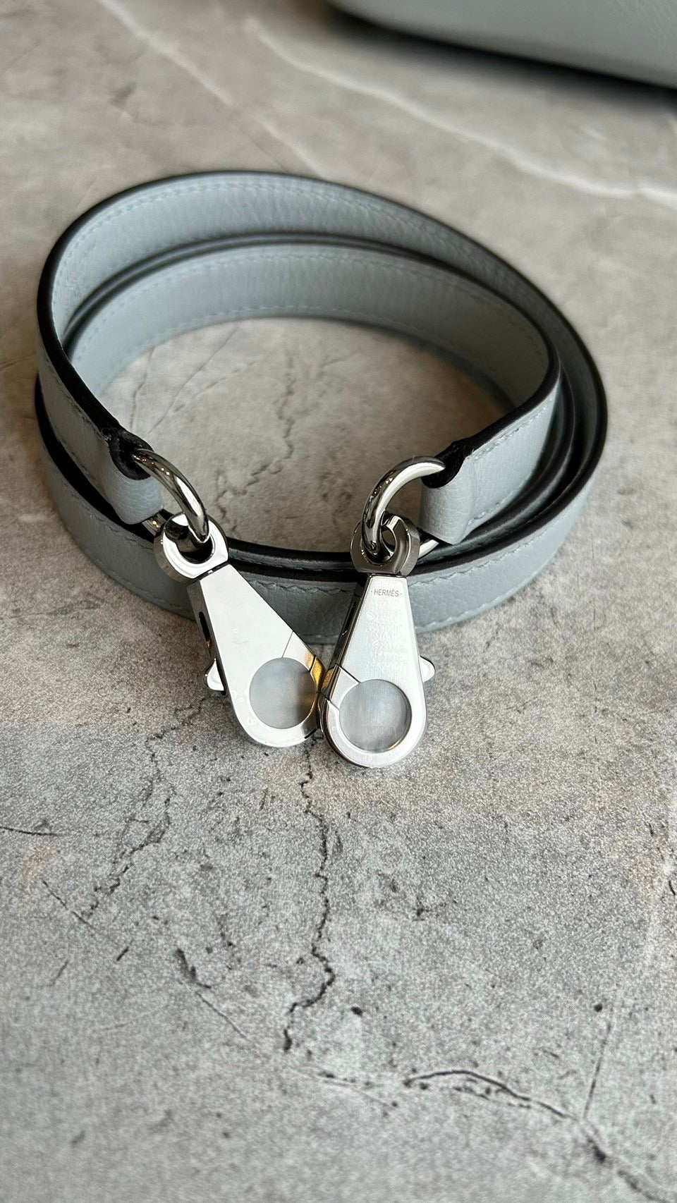 【HERMES】ボリード1923 ブルークラシエ シルバー金具 #669