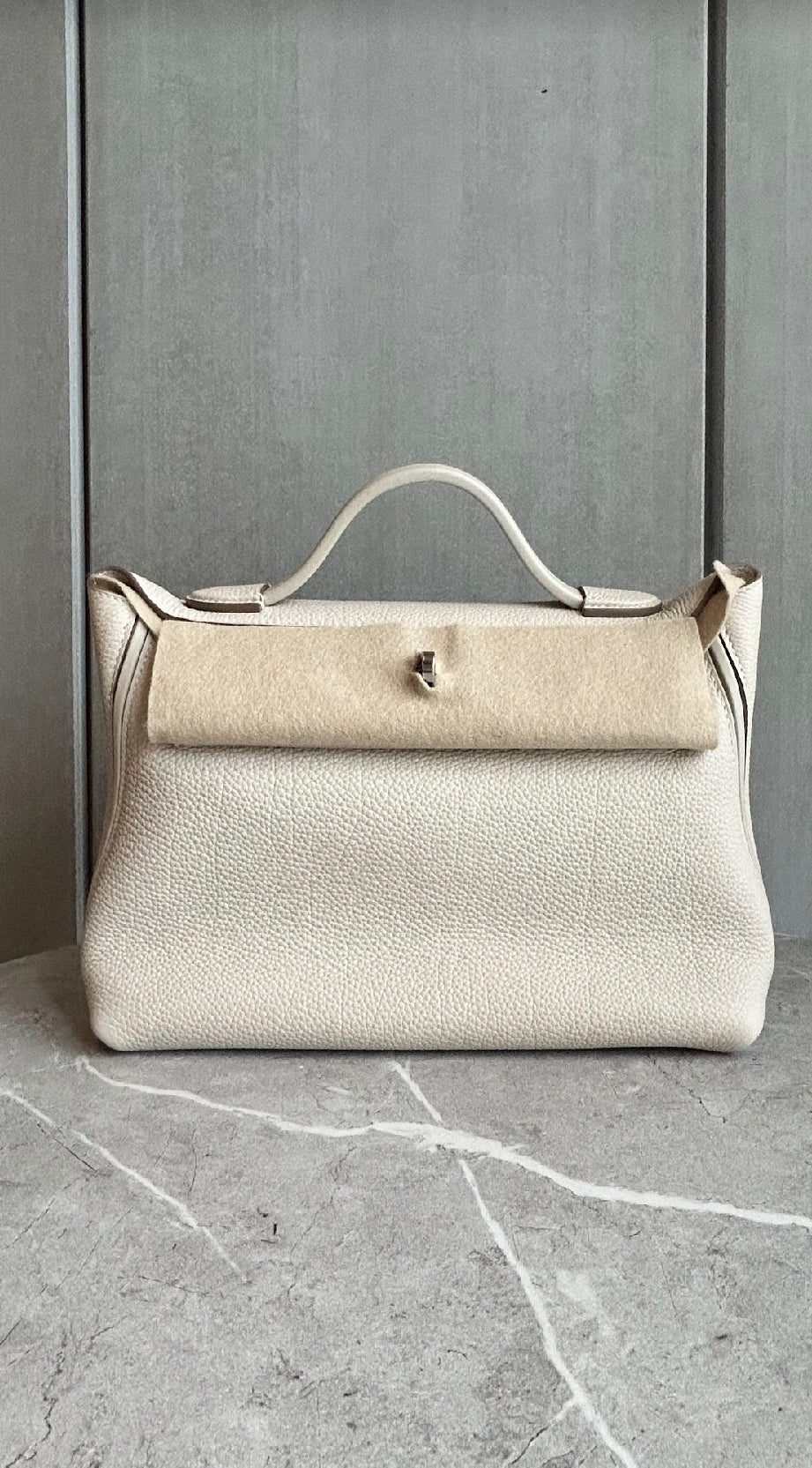 【HERMES】ヴァンキャトル29 べトン クレ シルバー金具