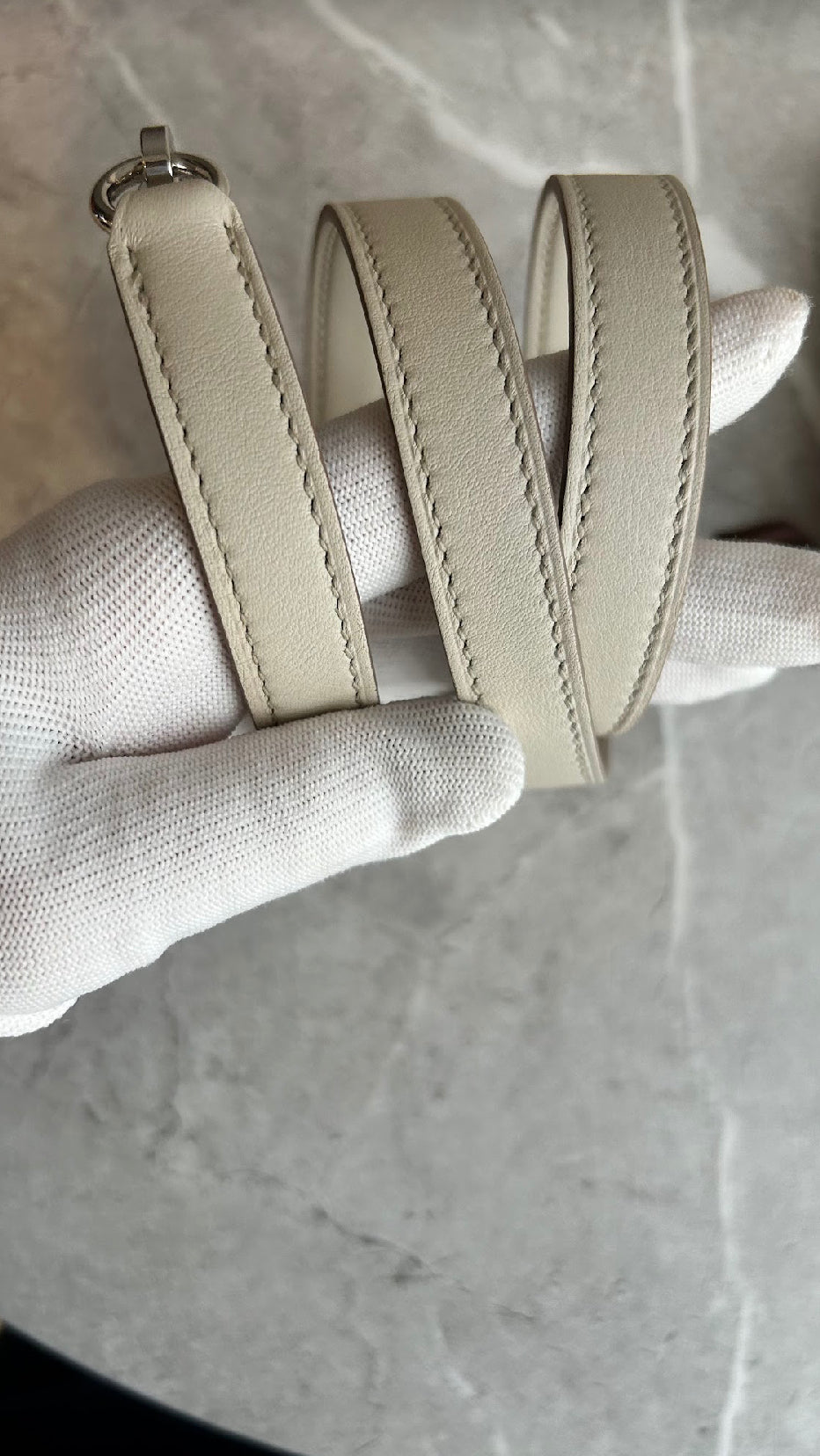 【HERMES】ヴァンキャトル29 べトン クレ シルバー金具