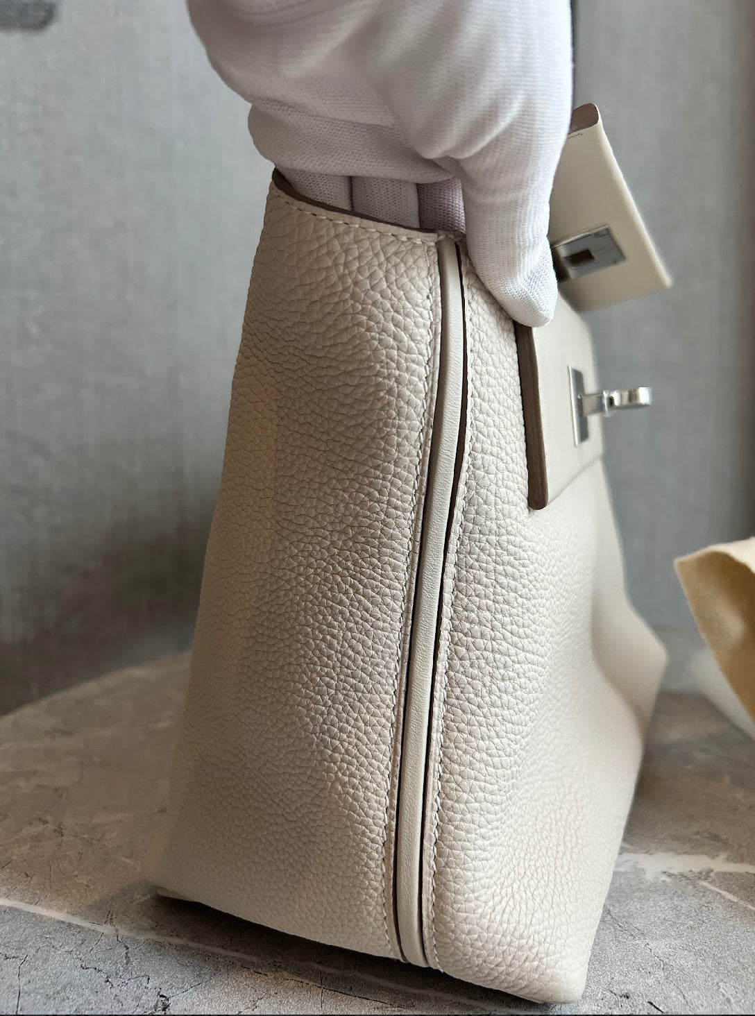 【HERMES】ヴァンキャトル29 べトン クレ シルバー金具