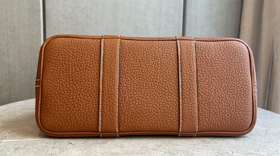 【HERMES】ガーデンパーティーTPM/ゴールド/オールレザー #781