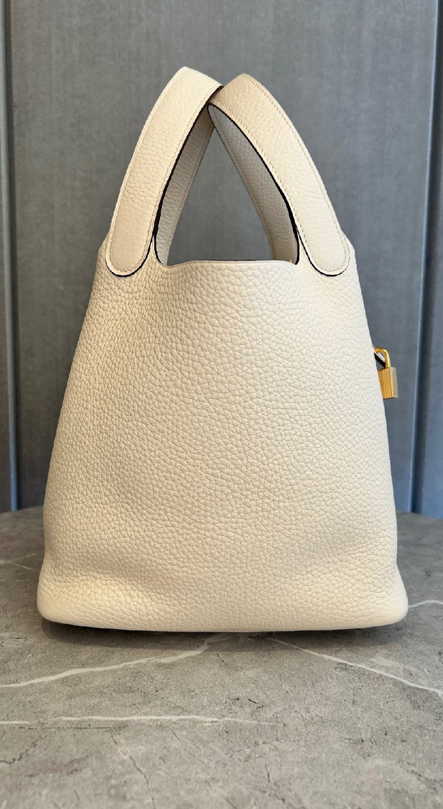 【HERMES】ピコタンロックMM/ナタ/ゴールド金具 #780