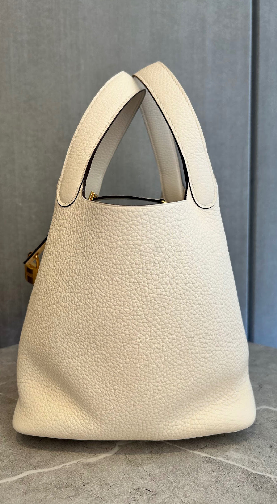 【HERMES】ピコタンロックMM/ナタ/ゴールド金具 #780